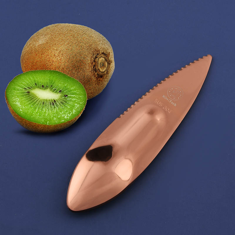 キウイ用ハーフカットスプーン（銅色）